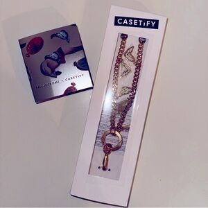 Casetify Melting Clock Curb Chain Wrist Strap